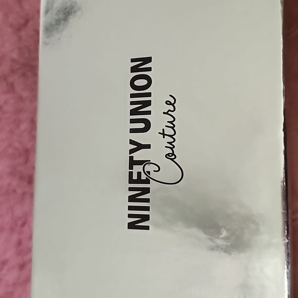 Gold Sculptured & White Patent Mules - Picture 9 of 10